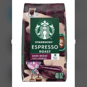 Starbucks Whole Bean Coffee, Espresso Roast Dark, 40 oz.